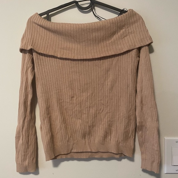 H&M Beige Ribbed Long Sleeve - Picture 2 of 4